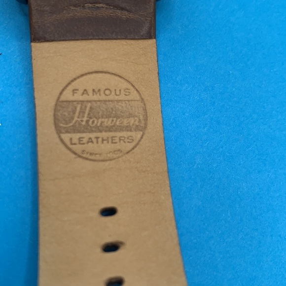 NWT Horween Leather men’s watch - Picture 4 of 5